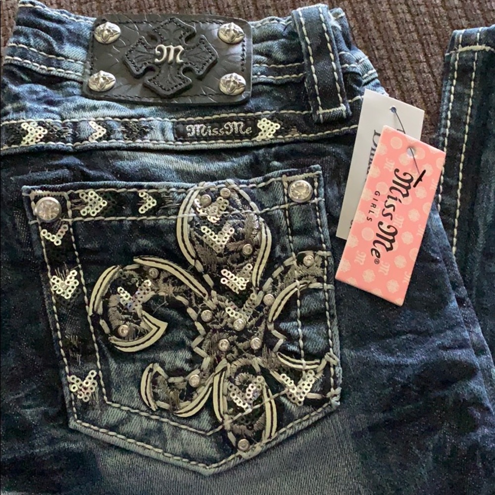 NWT miss me jeans - girls size 14